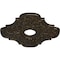 Ekena Millwork Peralta Ceiling Medallion (Canopies up to 4 5/8"), 17 3/4"OD x 3 1/8"ID x 1"P, Stone Hearth Crackle CM17PESHC - alternate 4